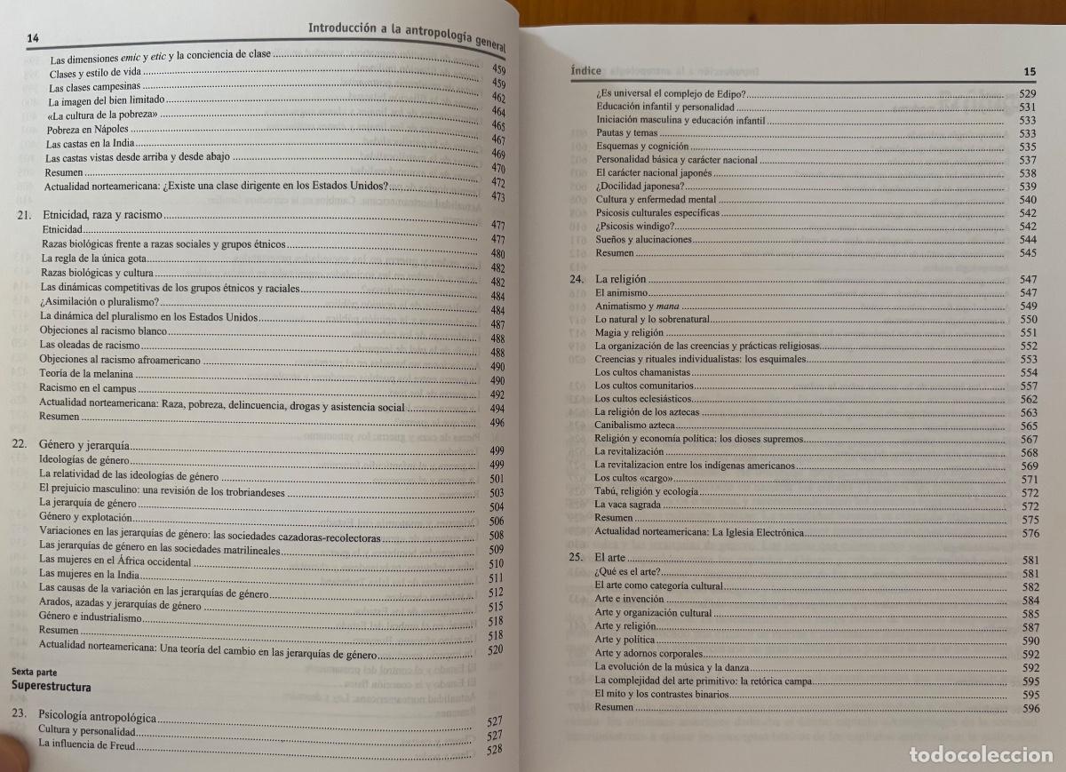 Libros de segunda mano: ANTROPOLOGIA- INTRODUCCION- MARVIN HARRIS- 2004 - Foto 9