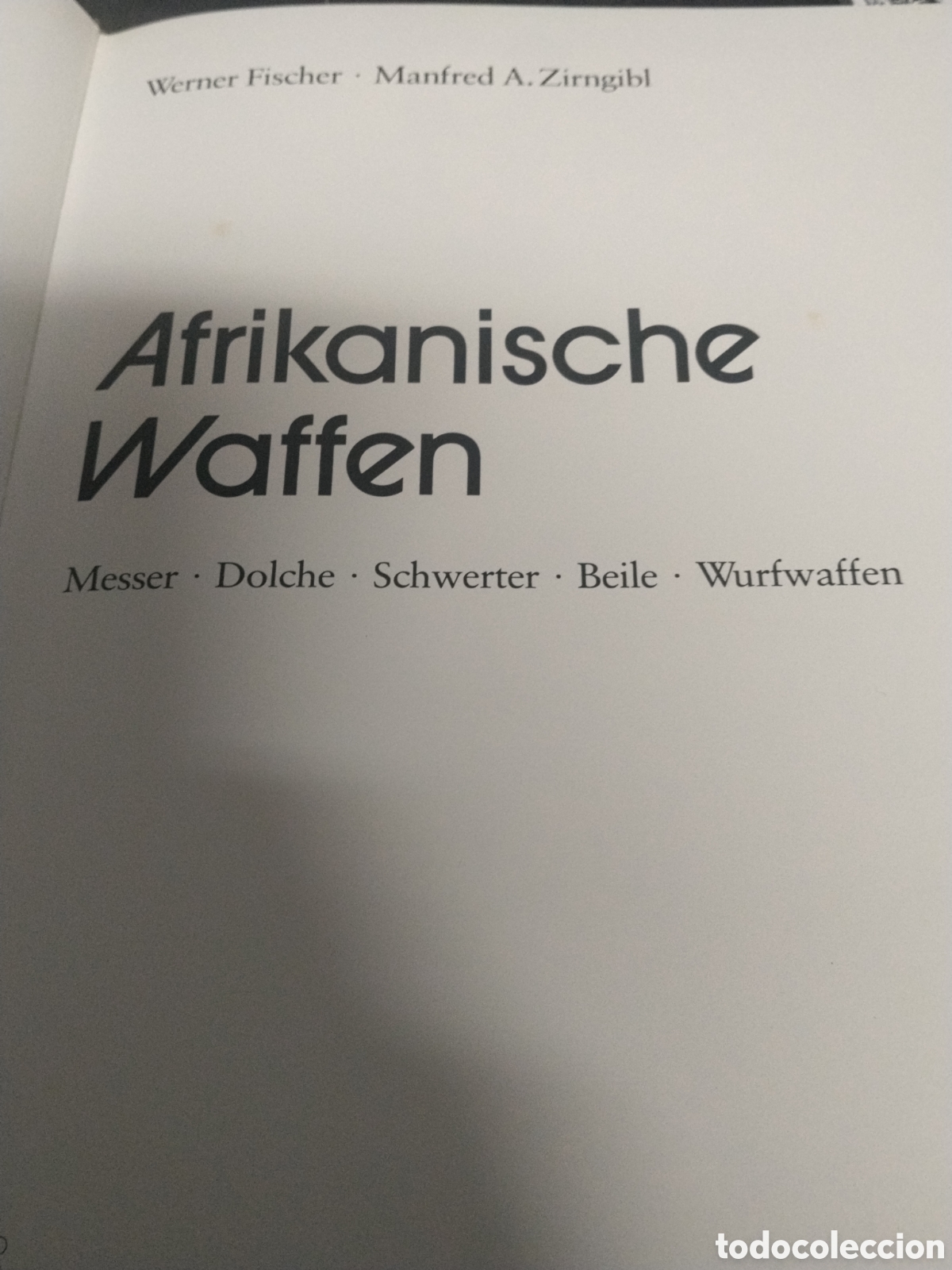 Gebrauchte B&uuml;cher: VV. AA. Afrikanische Waffen