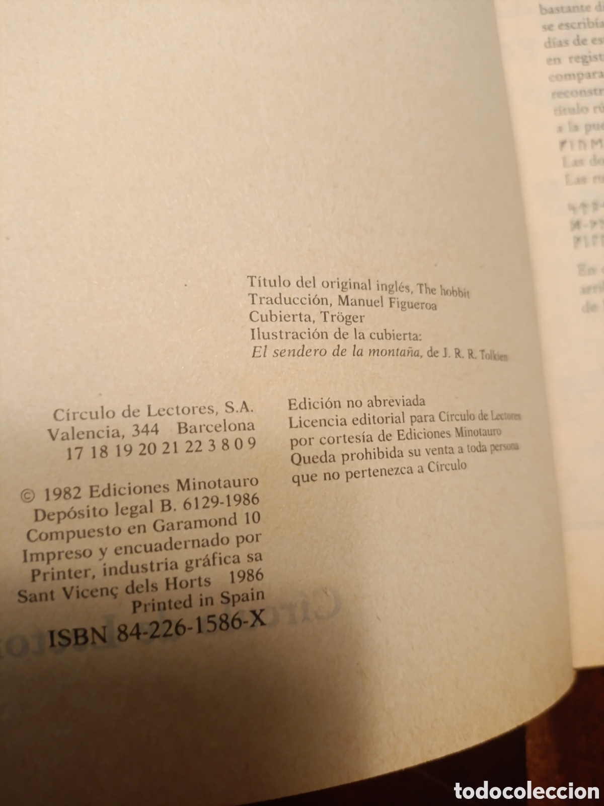 Libros de segunda mano: El Hobbit. J. R.R.TOLKIEN - Foto 3