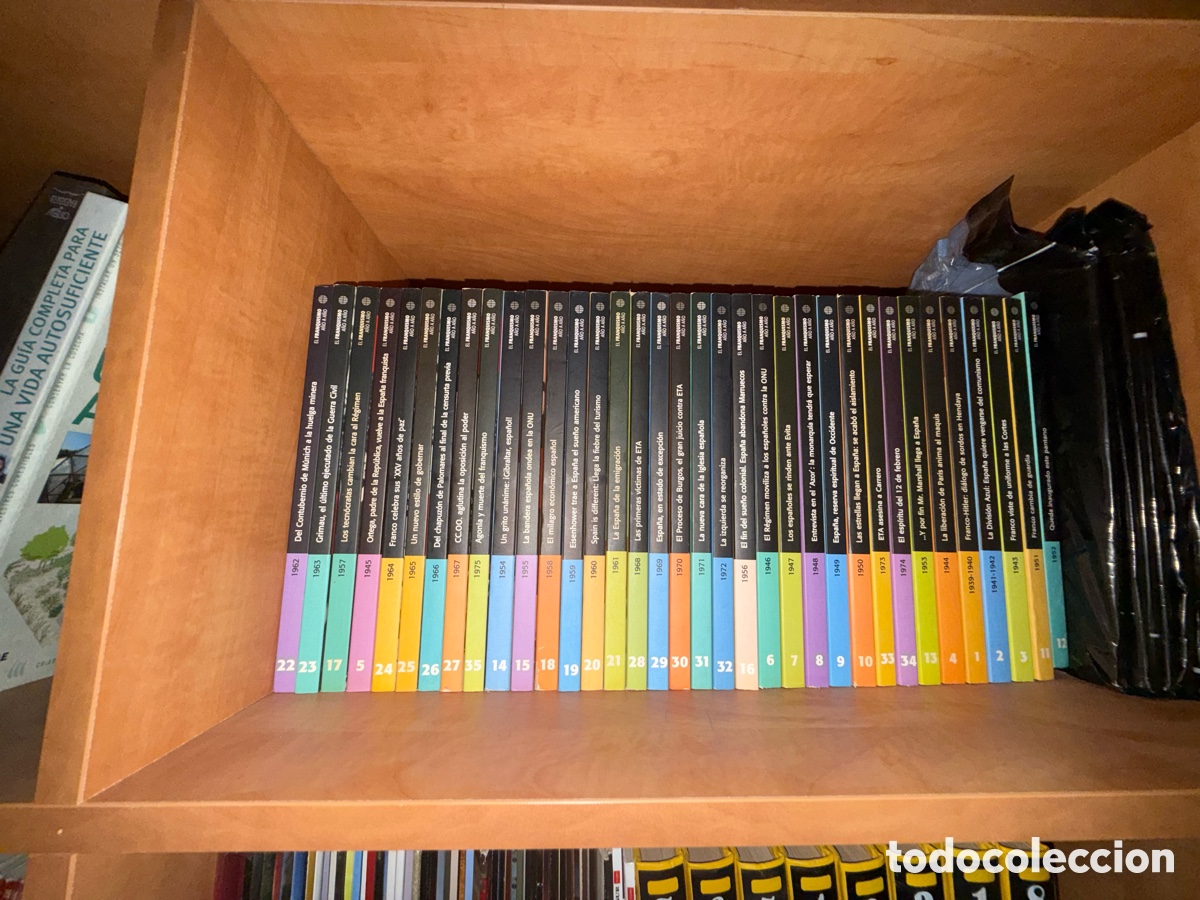 Libros de segunda mano: Vendo colecci&oacute;n completa de 35 tomos de HISTORIA CONTEMPOR&Aacute;NEA DE ESPA&Ntilde;A.
