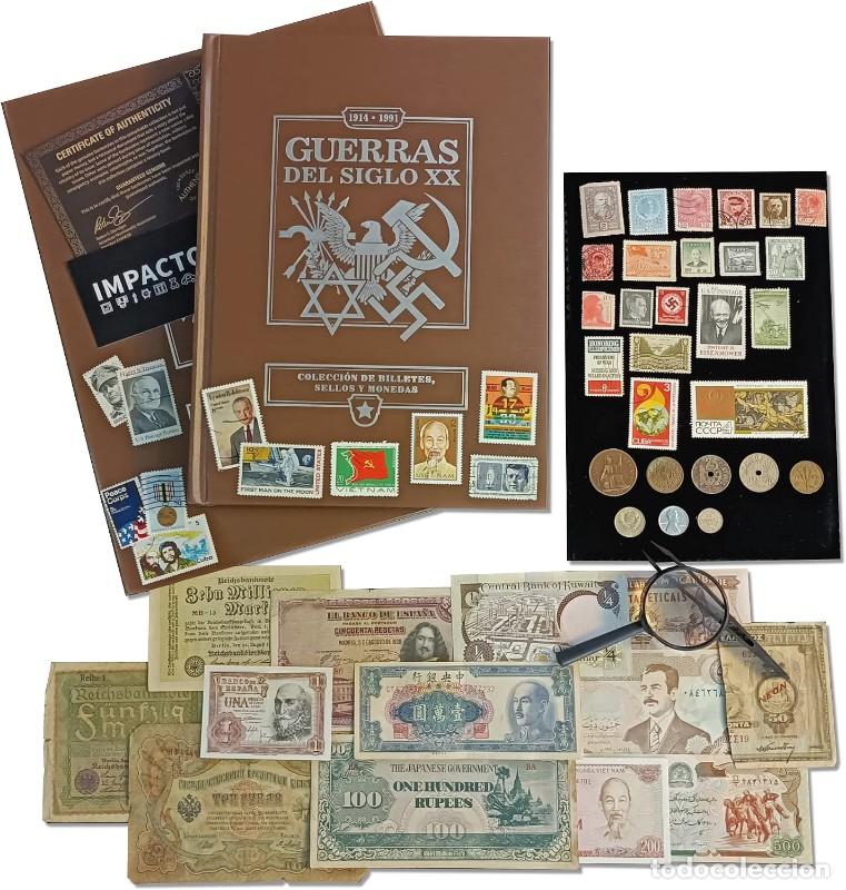 Libros de segunda mano: Guerras del siglo XX: Colecci&oacute;n de billetes, sellos y monedas - Varios - Impacto Coleccionables S.L.