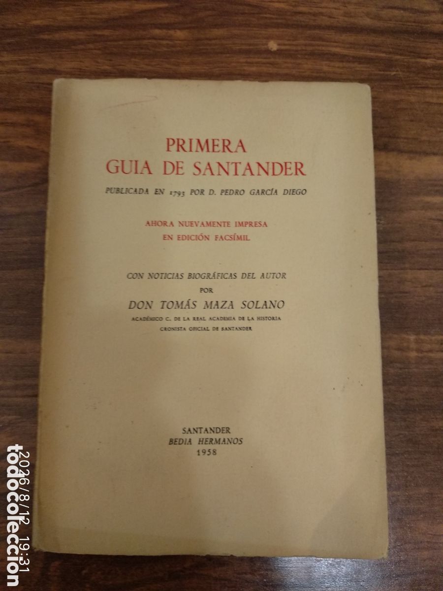 Libros de segunda mano: Primera guia de Santander