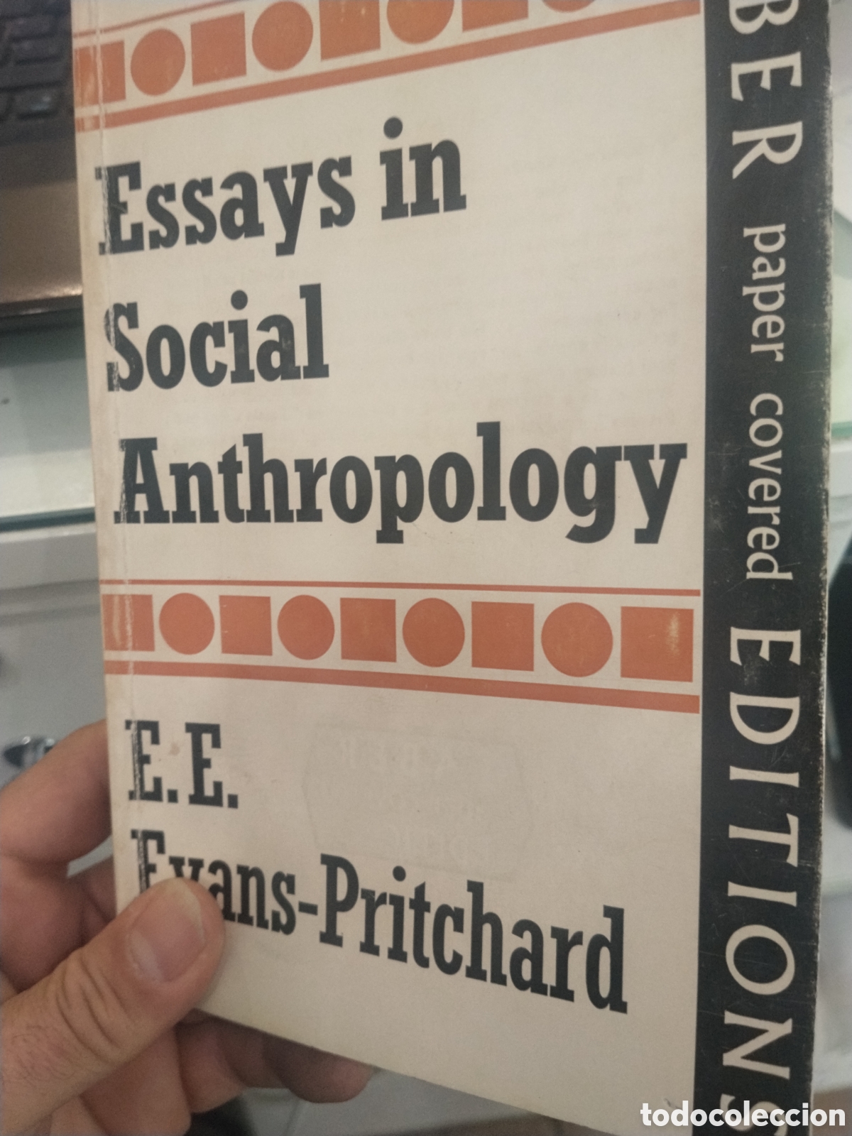 Libros de segunda mano: Essays in Social Anthropology. Evans-Pritchard