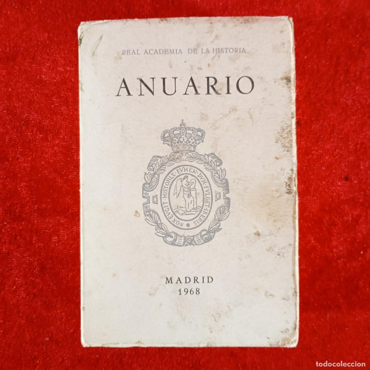 Libros de segunda mano: ANUARIO DE LA REAL ACADEMIA DE LA HISTORIA - MADRID - 1968 / 1318