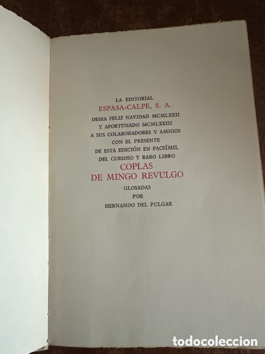 Libros de segunda mano: Facs&iacute;mil de las Coplas de Mingo Revulgo - Foto 3