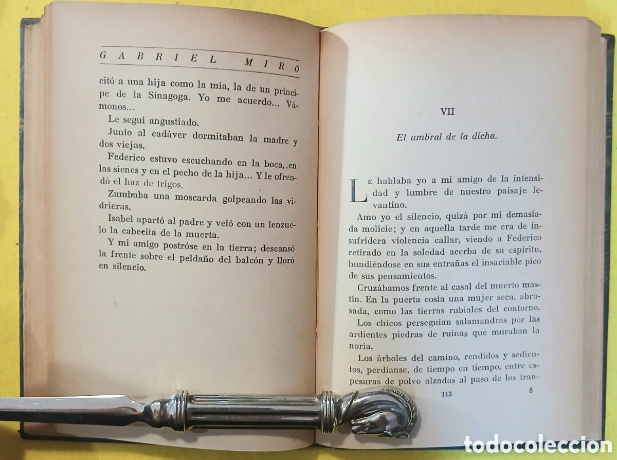 Libros de segunda mano: la Novela de mi amigo, por Gabriel Mir&oacute;. - Foto 9