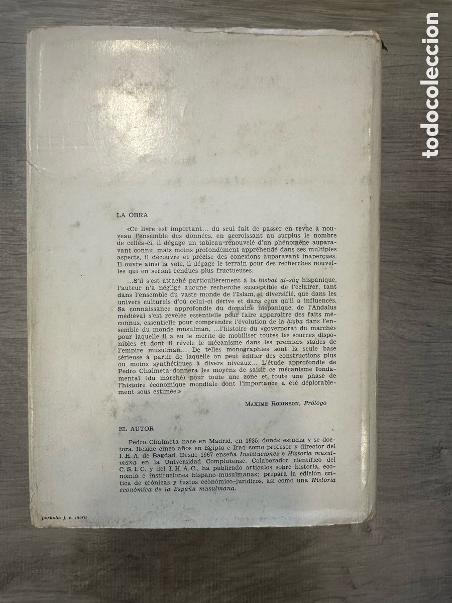 Libros de segunda mano: El se&ntilde;or del zoco en Espa&ntilde;a. Pedro Chalmeta Gendr&oacute;n - Foto 3