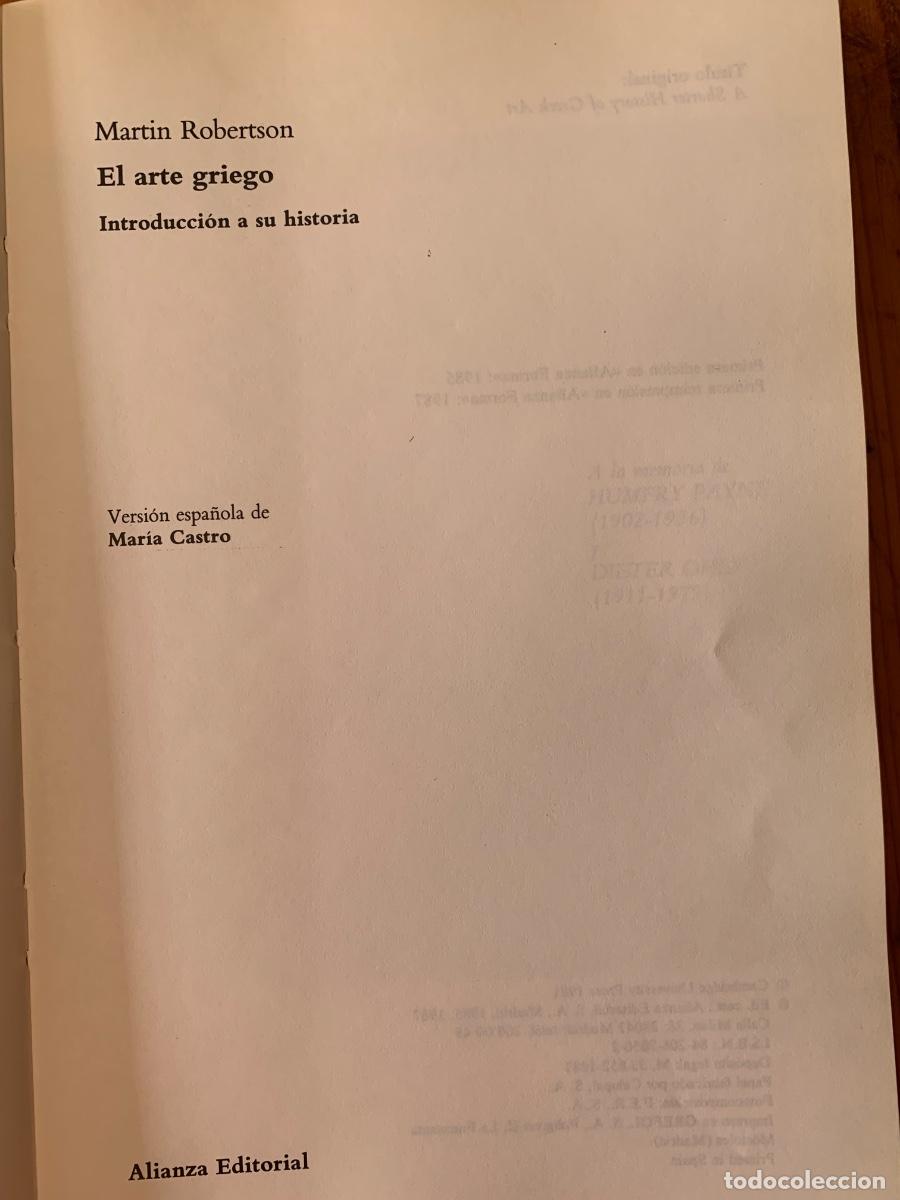 Libros de segunda mano: El Arte Griego (Bols 21) - Foto 2