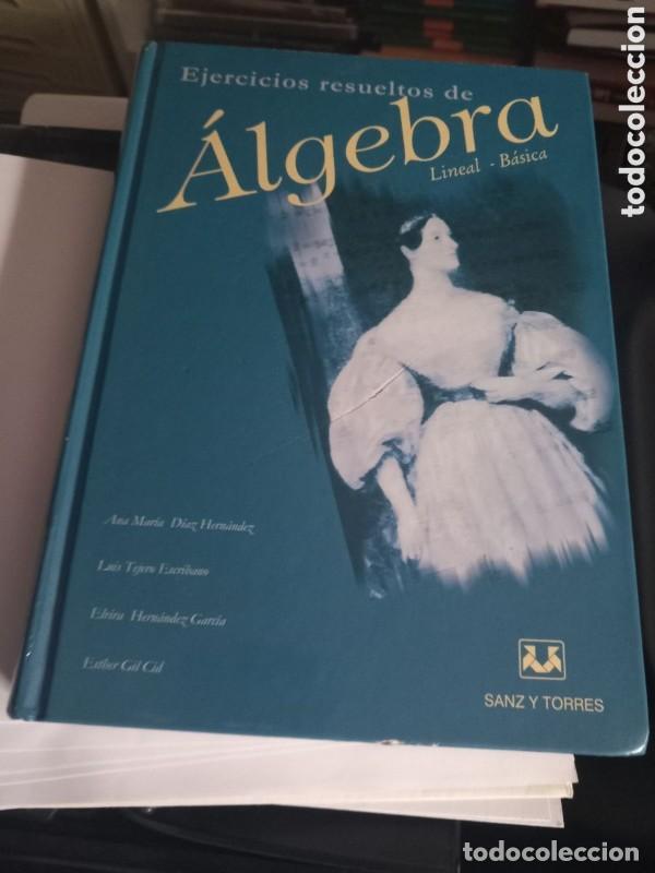 Libros de segunda mano: Ejercicios Resueltos de &Aacute;lgebra Lineal - Luis Tejero Escribano - Sanz y Torres - Textos Basicos