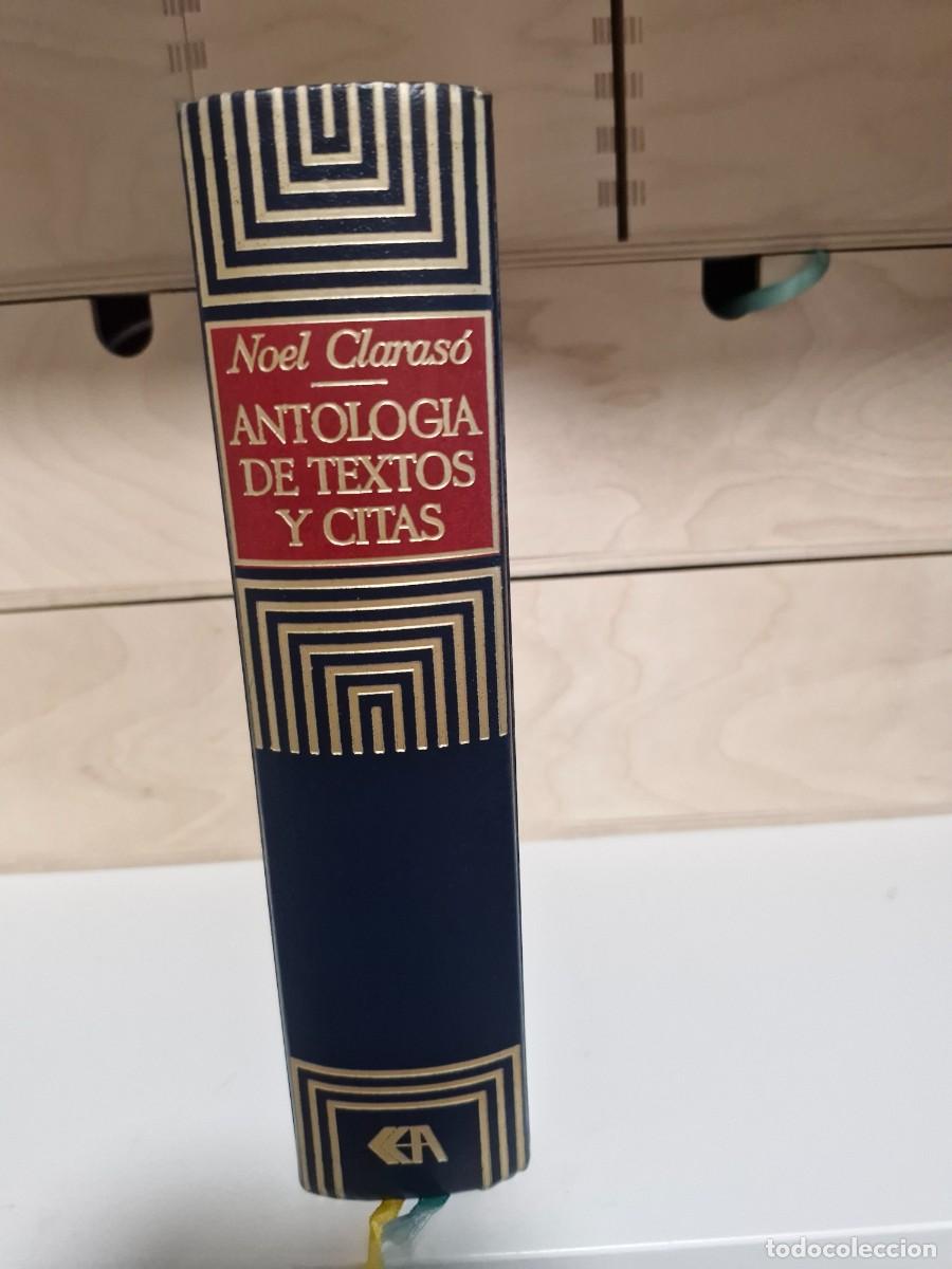 Libros de segunda mano: ANTOLOGIA DE TEXTOS Y CITAS de Noel Claras&oacute;. Edit Acervo 1970 - Foto 1