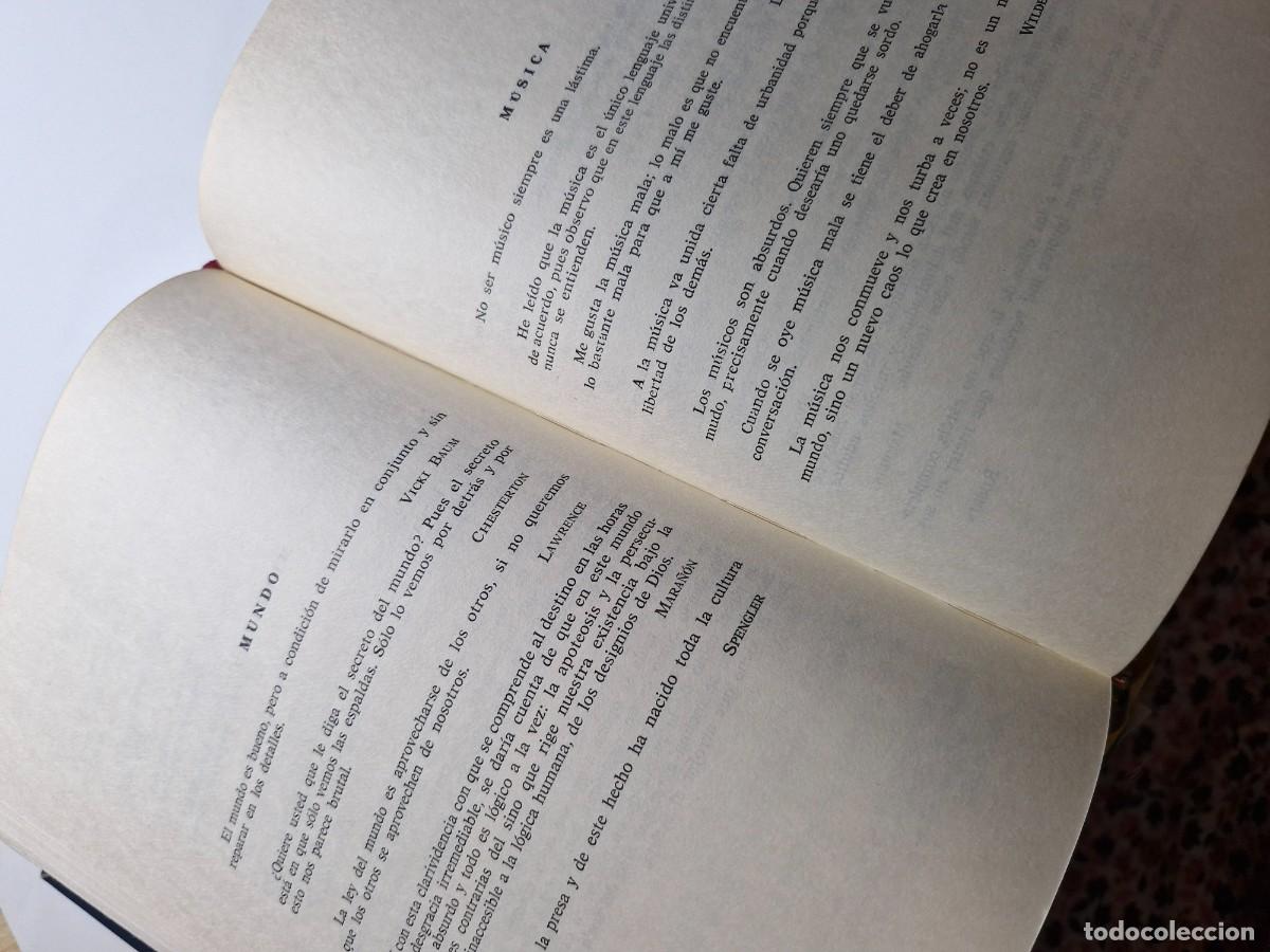 Libros de segunda mano: ANTOLOGIA DE TEXTOS Y CITAS de Noel Claras&oacute;. Edit Acervo 1970 - Foto 3