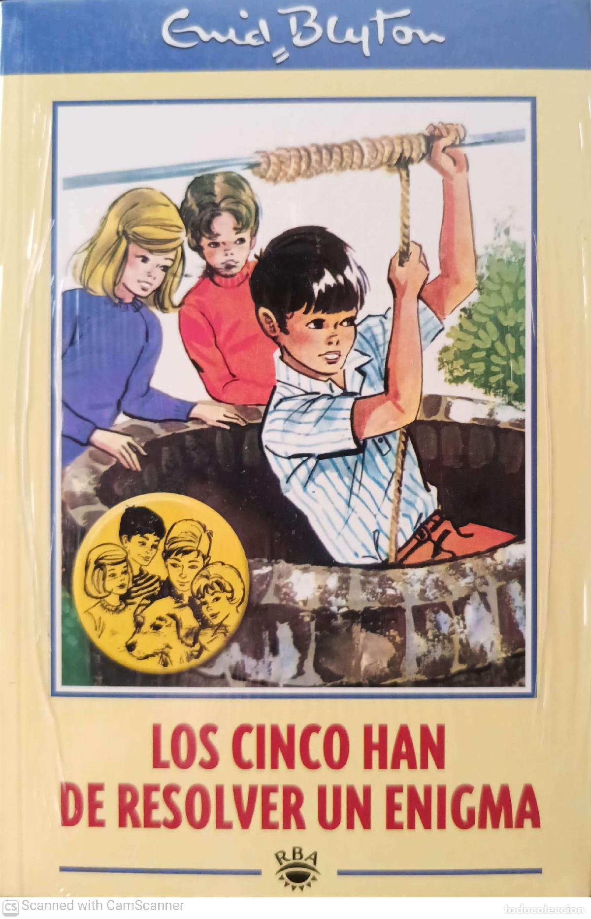 Libros de segunda mano: Los cinco han de resolver un enigma - Enid Blyton - Foto 1