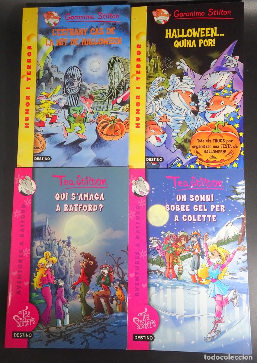 Libros de segunda mano: LOTE DE 4 LIBROS, GERONIMO STILTON Y TEA STILTON, VER FOTOS