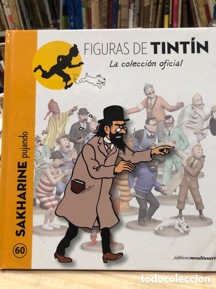 Libros de segunda mano: Figuras de Tint&iacute;n, N. 60. Sakharine pujando