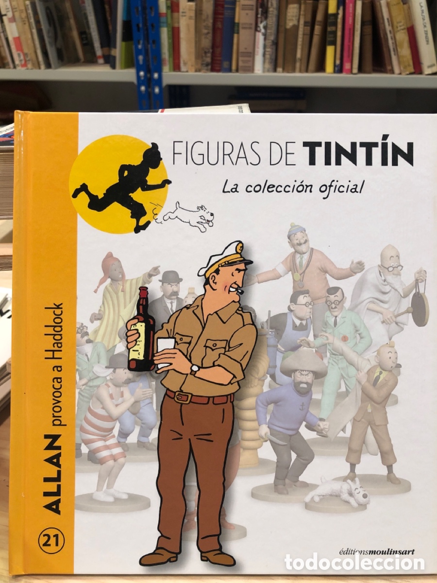 Libros de segunda mano: Figuras de Tint&iacute;n, N. 21. Allan provoca Haddock