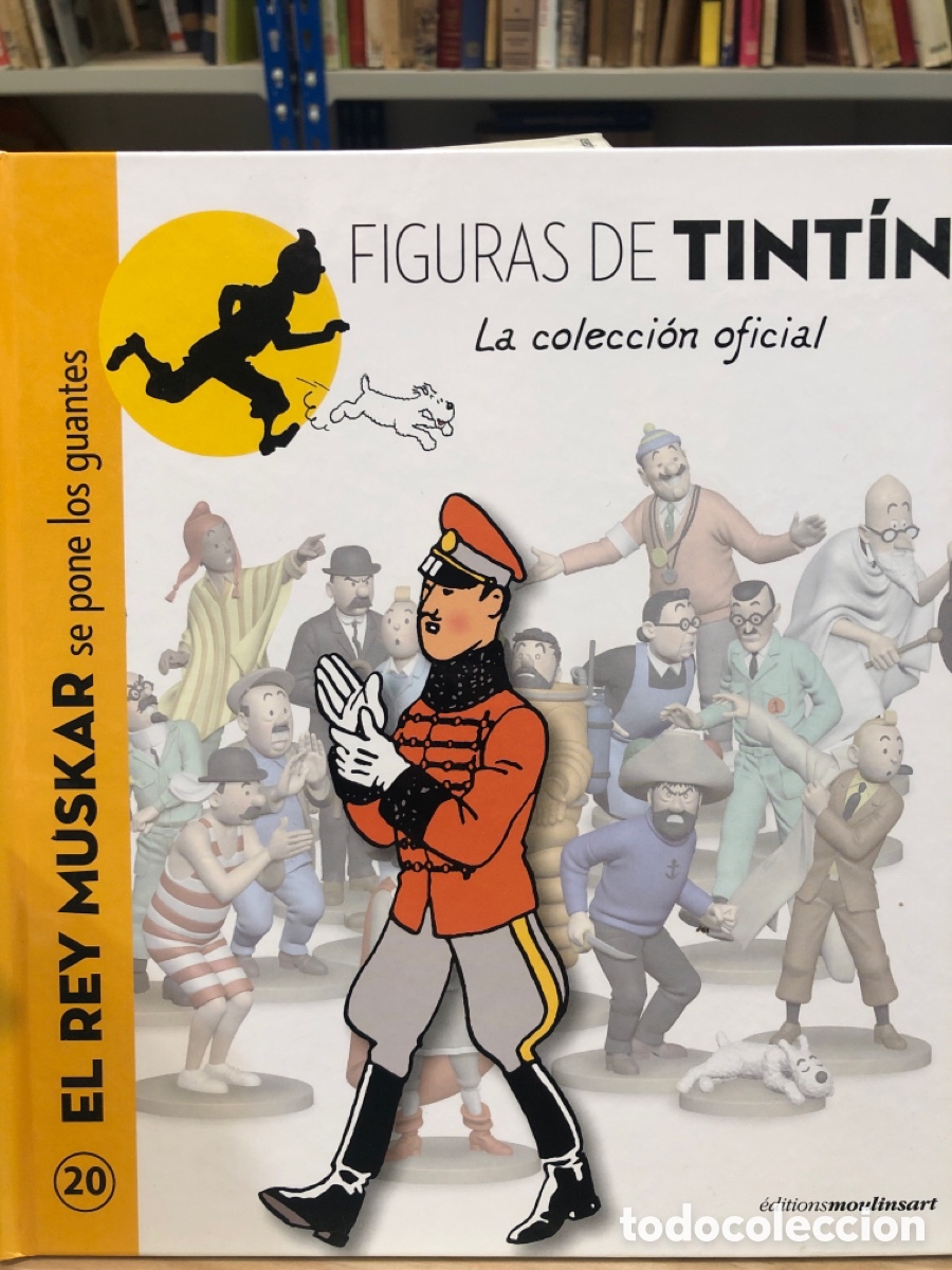 Libros de segunda mano: Figuras de Tint&iacute;n, N. 20. El Rey Muskar se pone los guantes