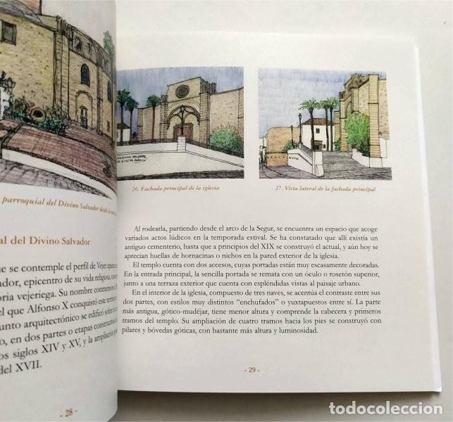 Libros de segunda mano: Vejer. Laberinto de cal. Dibujos y textos. Vejer de la Frontera (C&aacute;diz) - Foto 3