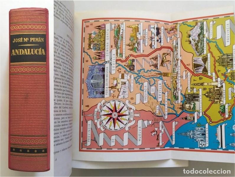 Gebrauchte B&uuml;cher: Andaluc&iacute;a. Jos&eacute; Mar&iacute;a Pem&aacute;n. Ediciones Destino. Barcelona. Segunda edici&oacute;n, 1966
