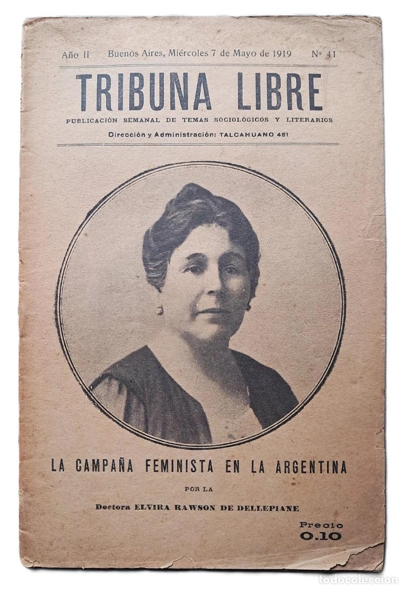 Libros de segunda mano: Rawson de Dellepiane, Elvira - La Campa&ntilde;a Feminista en la Argentina - (1919)