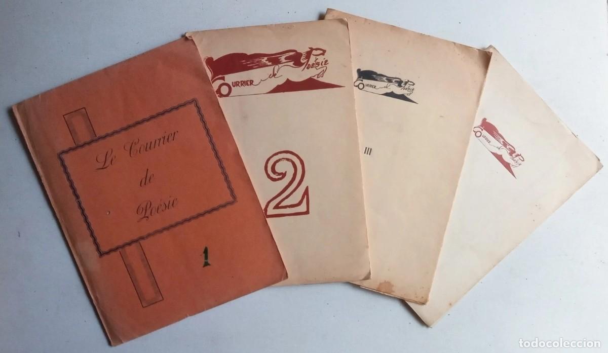 Libros de segunda mano: Le Courrier de Po&eacute;sie - Les quatre premiers num&eacute;ros - Edmond Dune - Jean Vodaine