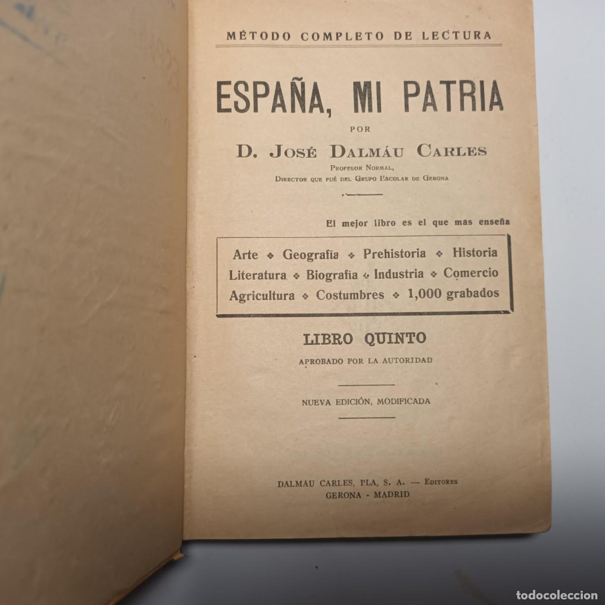 Libros de segunda mano: Libro Espa&ntilde;a Mi Patria Lote L -145A - Foto 8