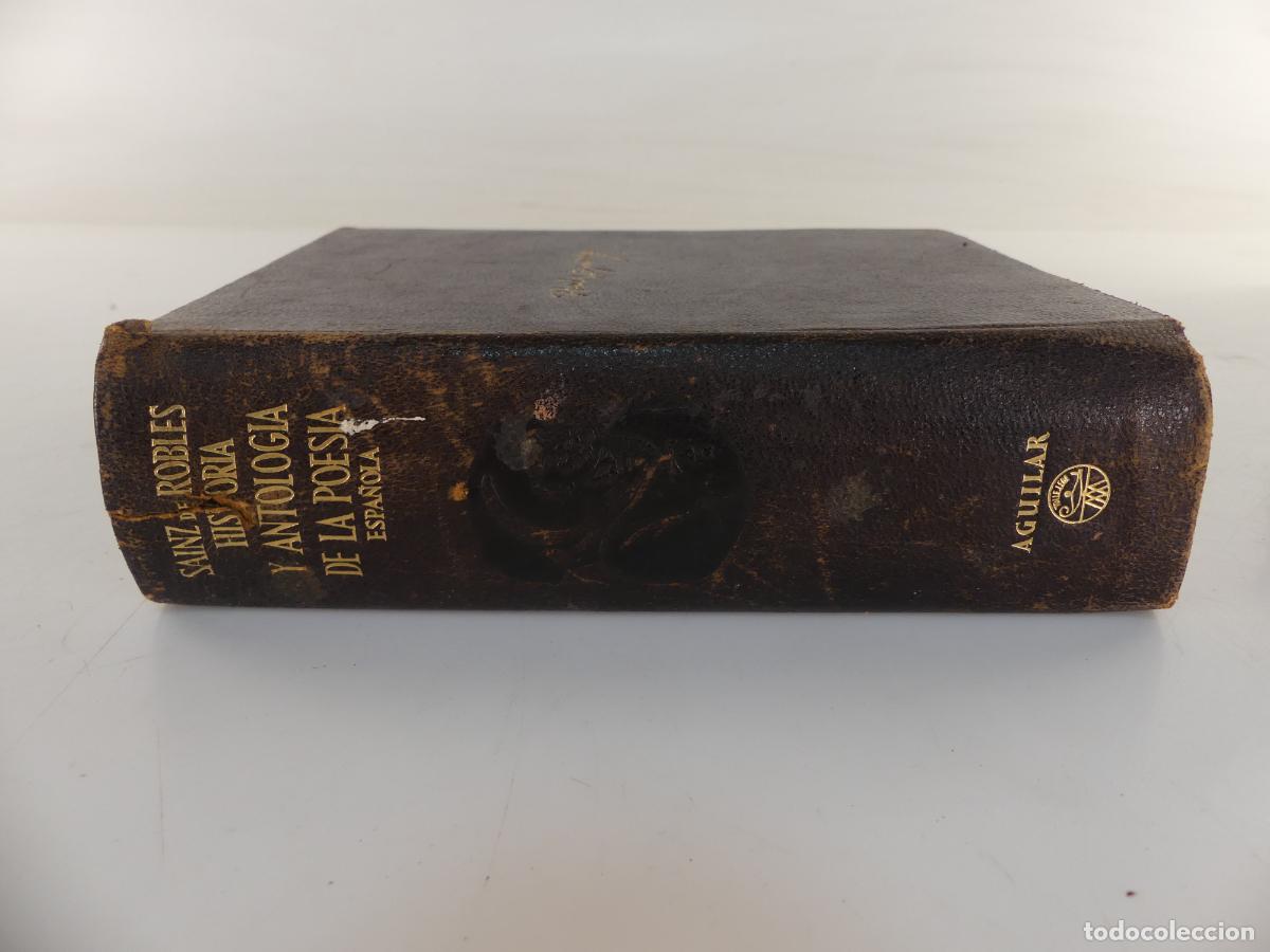 Second hand books: LIBRO - HISTORIA Y ANTOLOGIA DE LA POESIA ESPA&Ntilde;OLA DEL SIGLO XII AL XX - EDITOR AGUILAR