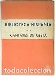 Libros de segunda mano: Cantares de gesta - Blanca Gonz&aacute;lez de Escand&oacute;n y Mauricio Molho - Editorial Rauter - 1947 - Bibliot