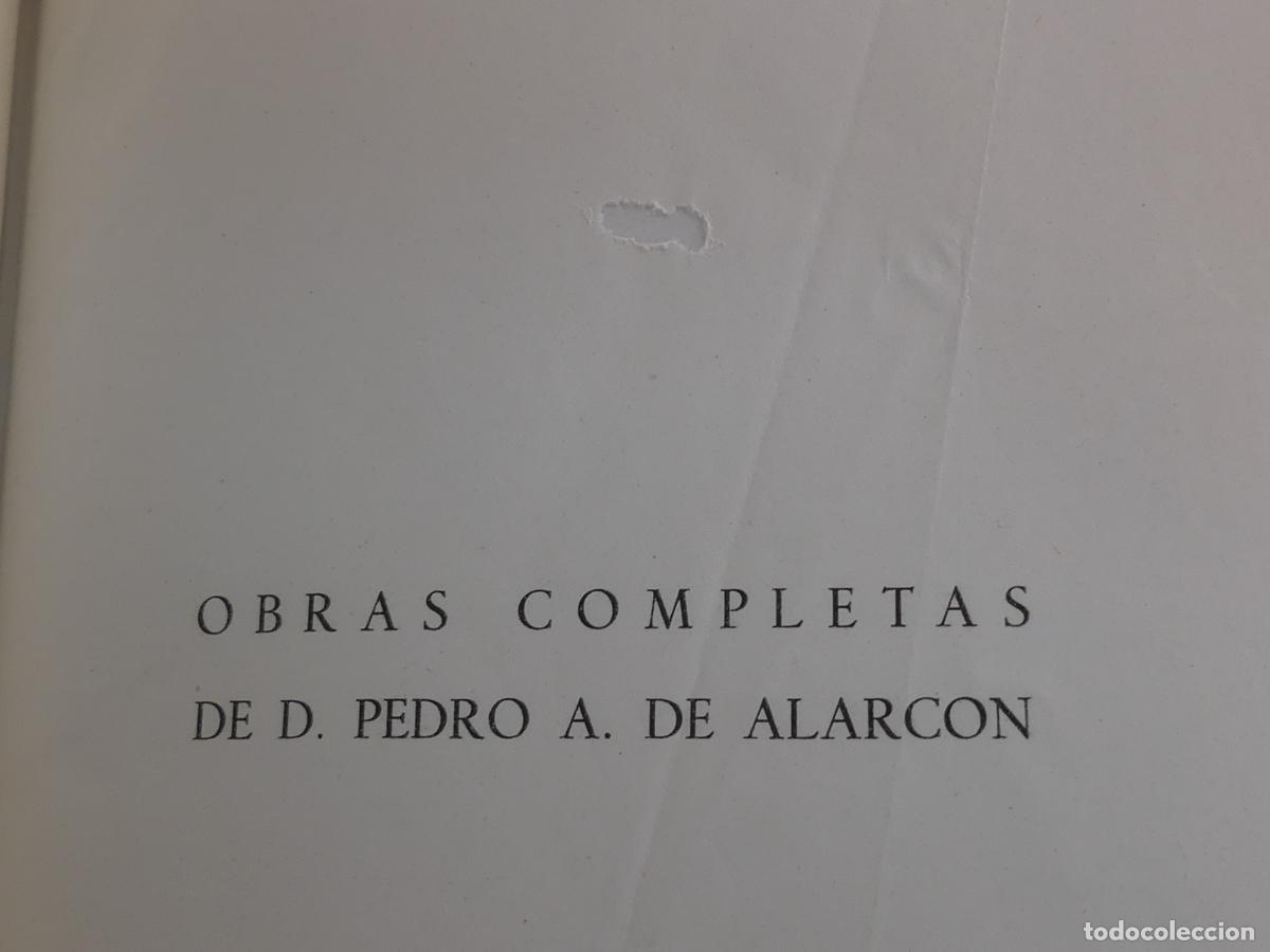 Libros de segunda mano: OBRAS COMPLETAS POR PEDRO A. DE ALARCON EDICIONES FAX - Foto 4