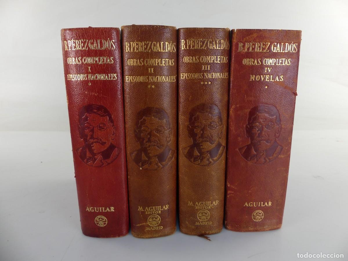 Gebrauchte B&uuml;cher: 4 TOMOS OBRAS COMPLETAS DE BENITO PEREZ GALDOS EDITOR AGUILAR