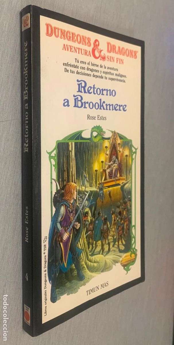 Libros de segunda mano: RETORNO A BROOKMERE / ROSE ESTES / DUNGEONS & DRAGONS N&ordm; 4 / TIMUN MAS 1985