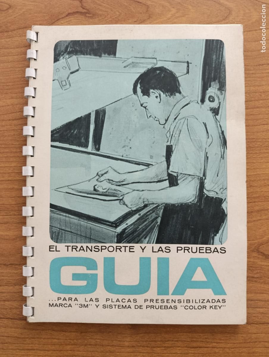 Gebrauchte B&uuml;cher: MANUAL TRANSPORTE Y PRUEBAS GU&Iacute;A PARA LAS PLACAS PRESENCIBILIZADAS MARCA 3M Y COLOR KEY. IMPRENTA
