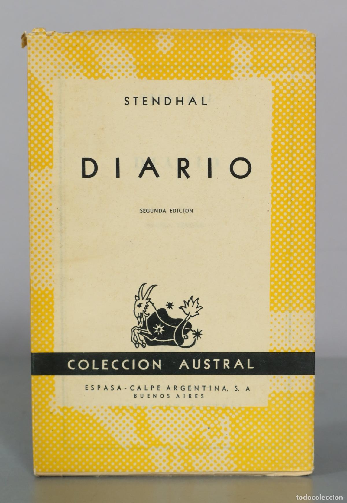 Second hand books: Diario - Stendhal - Espasa-Calpe