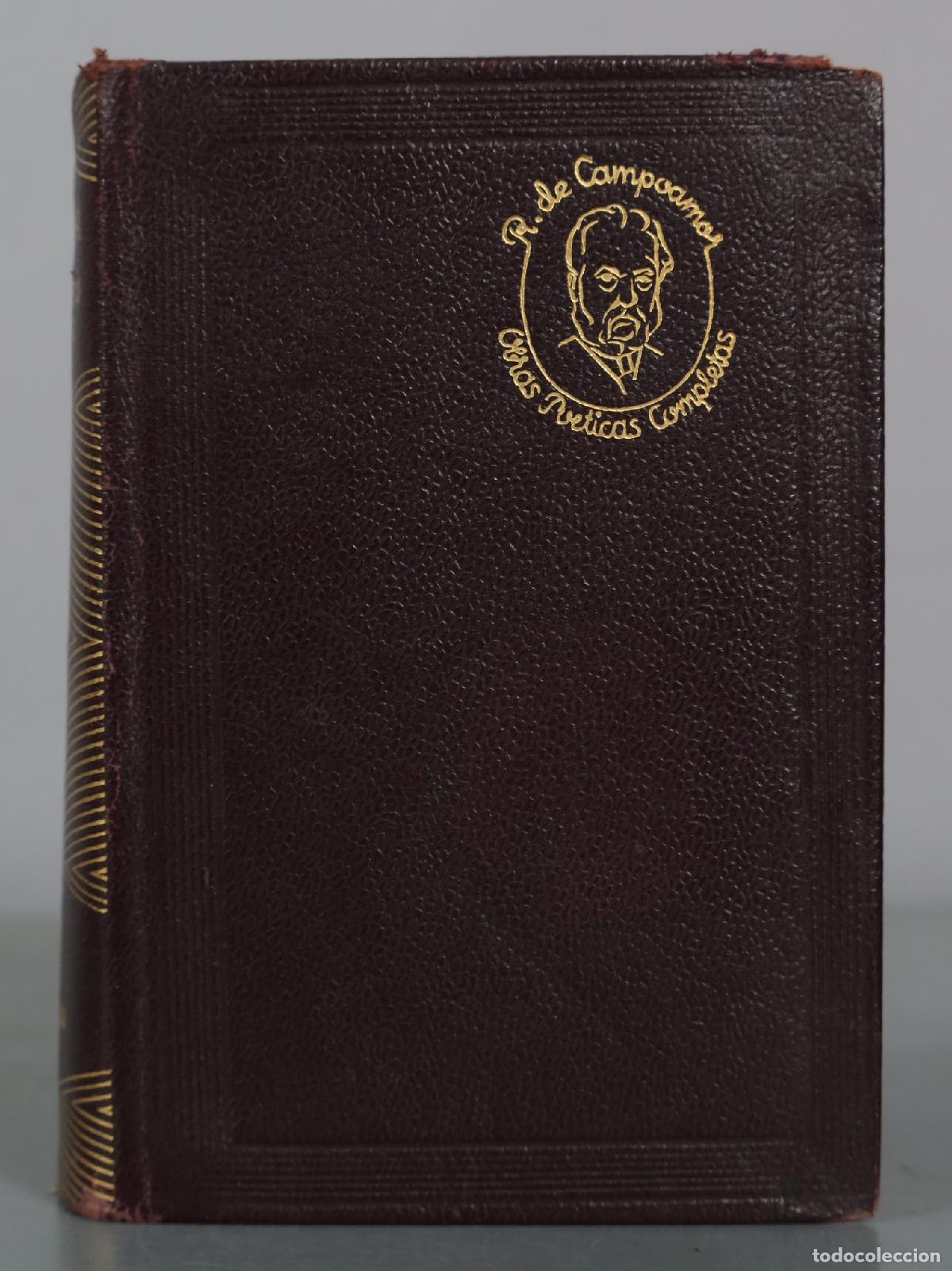 Livros em segunda m&atilde;o: Obras Po&eacute;ticas Completas - Ram&oacute;n de Campoamor - Aguilar 1951