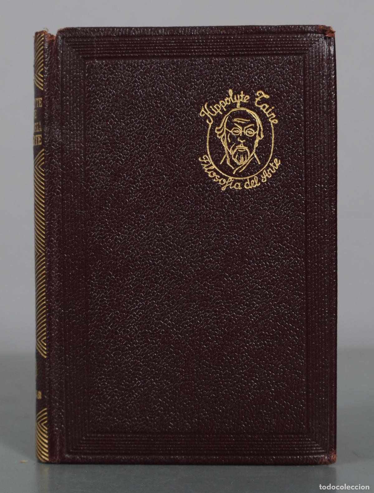 Livros em segunda m&atilde;o: Filosof&iacute;a del arte - Hippolyte Taine - Aguilar 1957