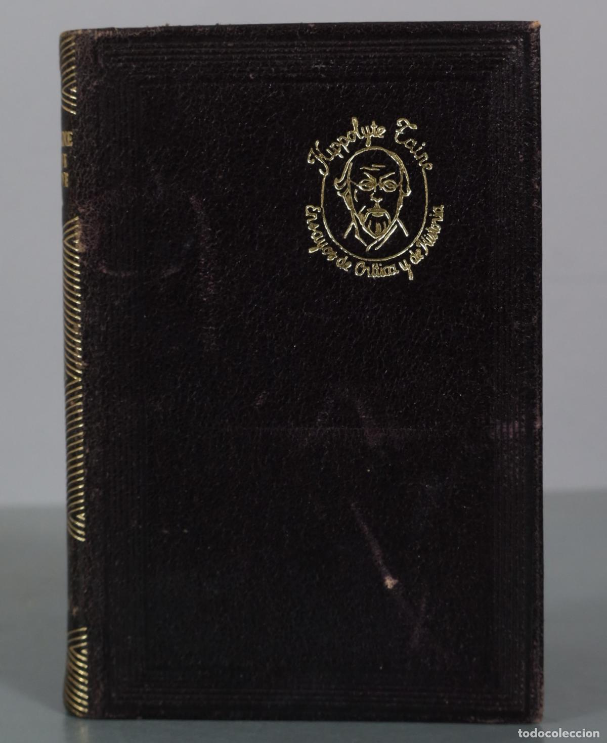Libros de segunda mano: Ensayos de Cr&iacute;tica y de Historia - Hippolyte Adolphe Taine - Aguilar 1953