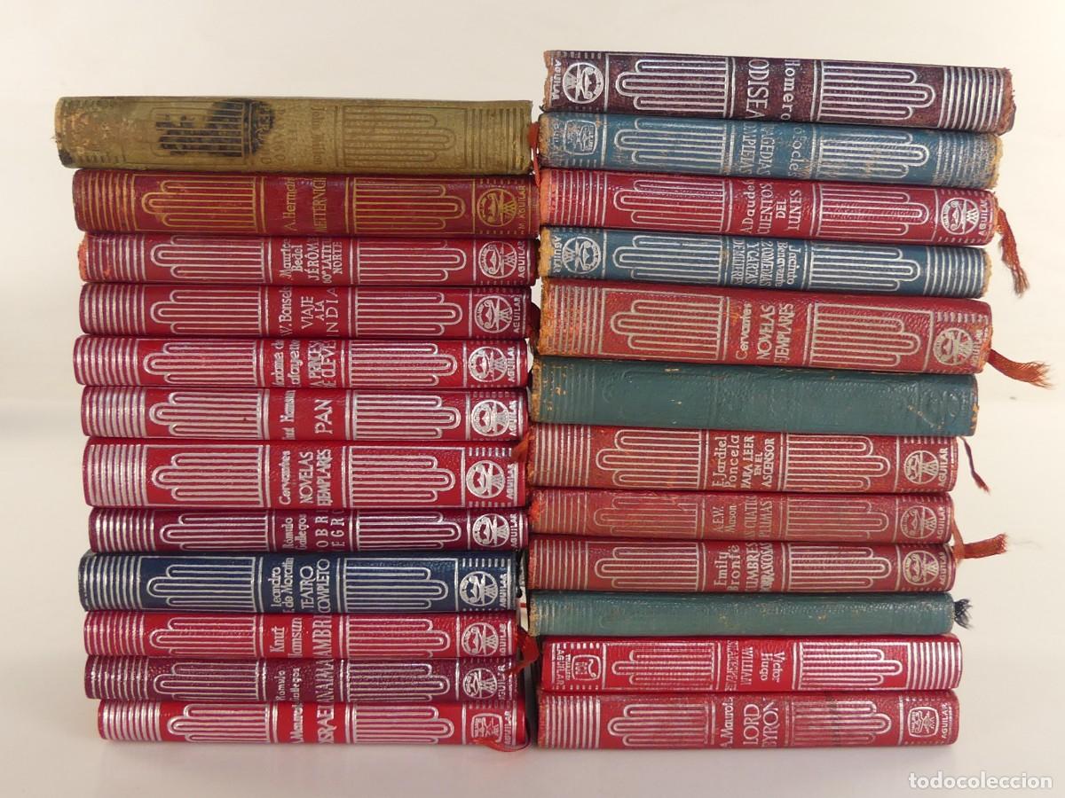Libros de segunda mano: COLECCION LOTE DE 24 LIBROS DE COLECCI&Oacute;N CRISOL EDITORIAL AGUILAR
