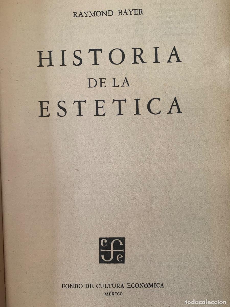 Libros de segunda mano: Historia de la Est&eacute;tica (Bols 17) - Foto 2