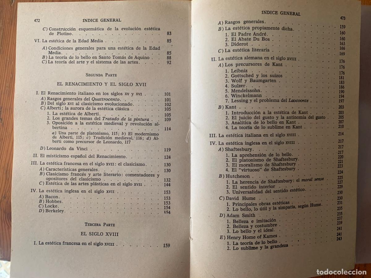 Libros de segunda mano: Historia de la Est&eacute;tica (Bols 17) - Foto 4