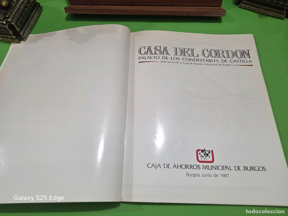 Libros de segunda mano: &rdquo;&rdquo;LA CASA DEL CORD&Oacute;N, PALACIO DE LOS CONDESTABLES DE CASTILLA&rdquo;&rdquo;...RESTAURACI&Oacute;N...1987... - Foto 4
