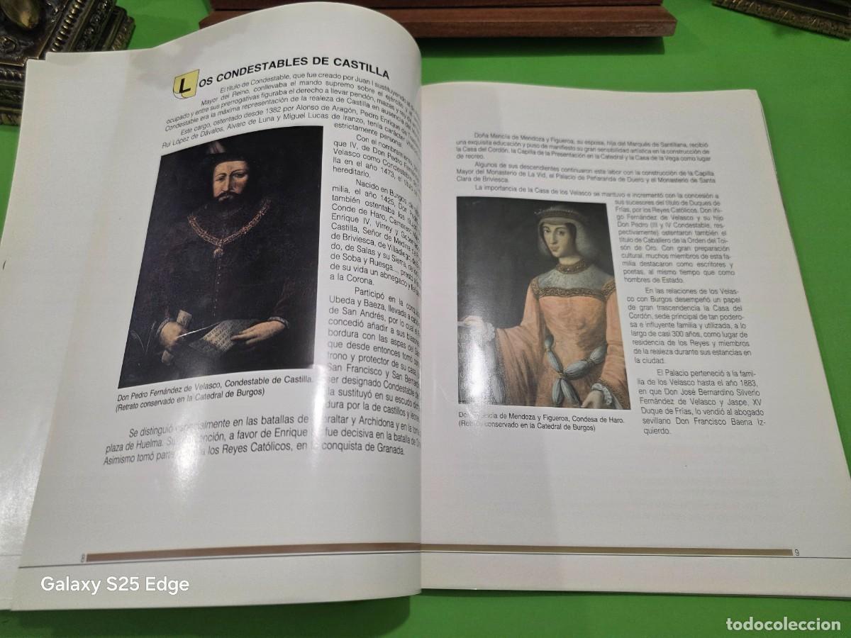 Libros de segunda mano: &rdquo;&rdquo;LA CASA DEL CORD&Oacute;N, PALACIO DE LOS CONDESTABLES DE CASTILLA&rdquo;&rdquo;...RESTAURACI&Oacute;N...1987... - Foto 6