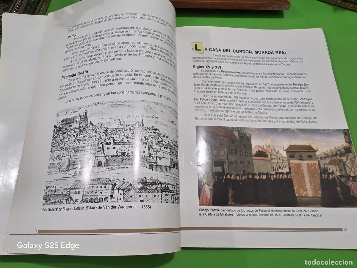 Libros de segunda mano: &rdquo;&rdquo;LA CASA DEL CORD&Oacute;N, PALACIO DE LOS CONDESTABLES DE CASTILLA&rdquo;&rdquo;...RESTAURACI&Oacute;N...1987... - Foto 7