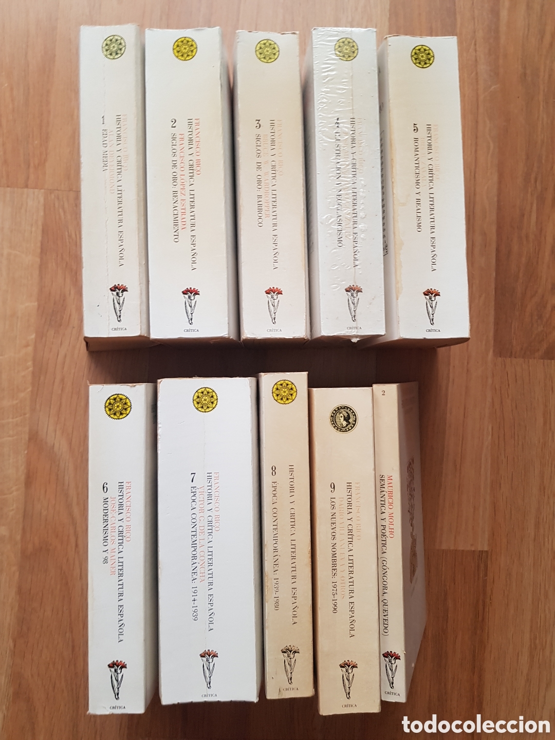 Libros de segunda mano: HISTORIA Y CRITICA DE LA LITERATURA ESPA&Ntilde;OLA-9 TOMOS +1. Francisco Rico