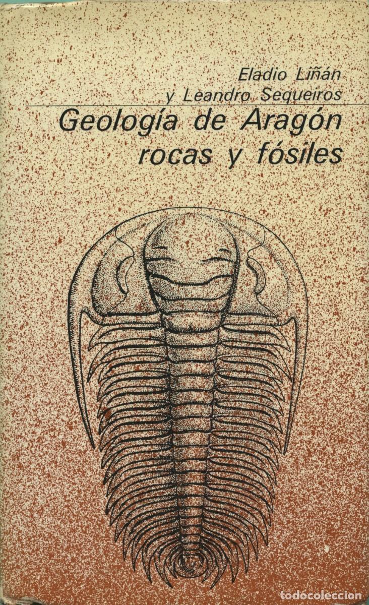Libros de segunda mano: Eladio Li&ntilde;&aacute;n y Leandro Sequeiros. GEOLOG&Iacute;A DE ARAG&Oacute;N, ROCAS Y F&Oacute;SILES. Guara Editorial. 1978. Pp.128