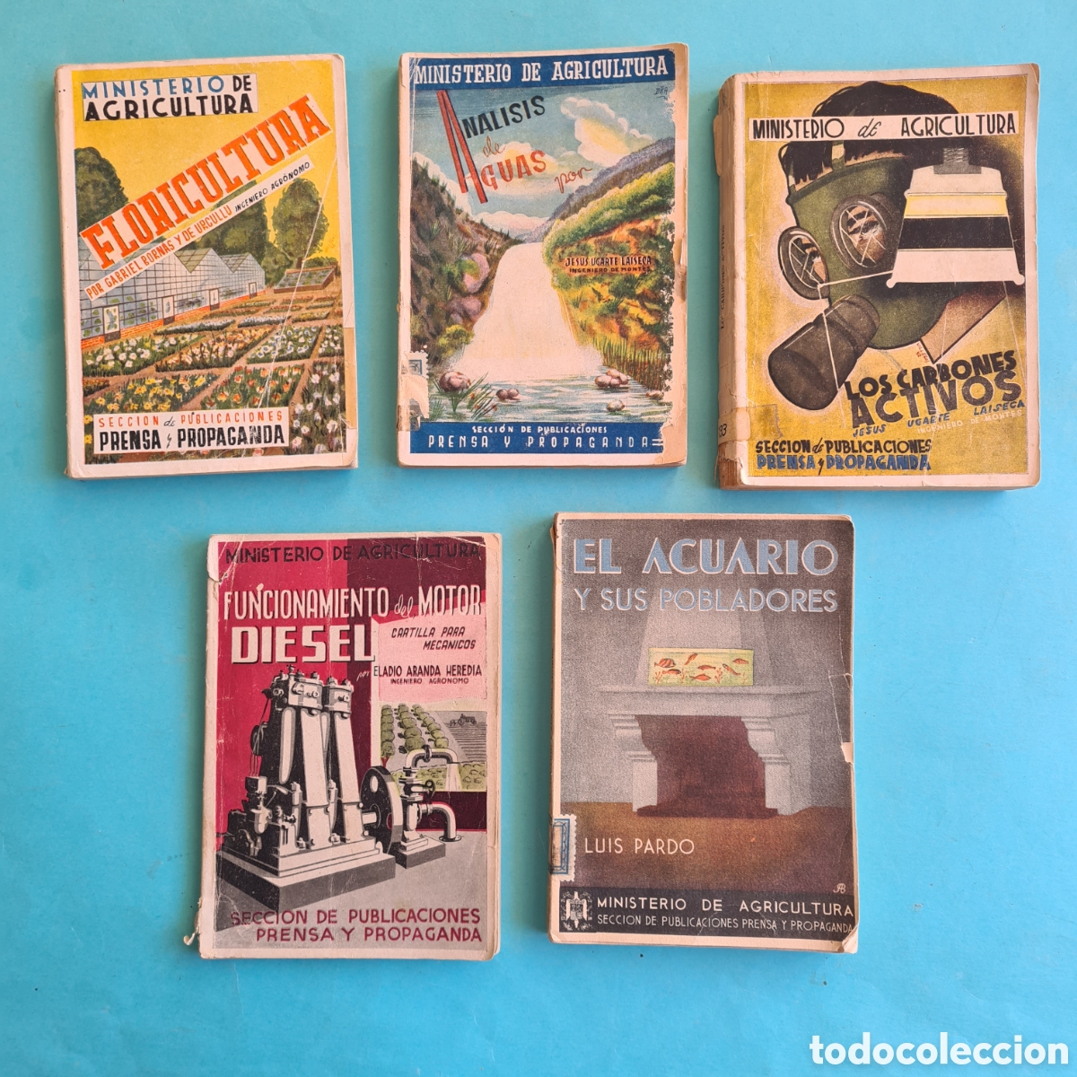 Second hand books: MINISTERIO DE AGRICULTURA - LOTE 5 LIBROS - VER TITULOS DESCRIPCION Y FOTOS - 1942-44