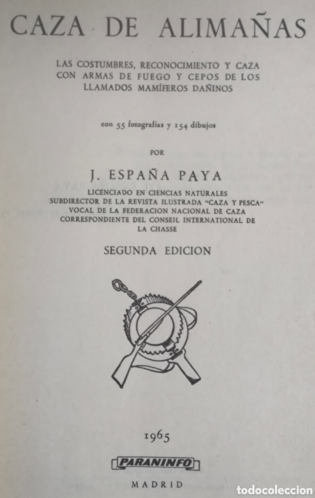 Libros de segunda mano: ALIMA&Ntilde;AS CAZA MENOR LIBRO DESCATALOGADO 1965 - Foto 2
