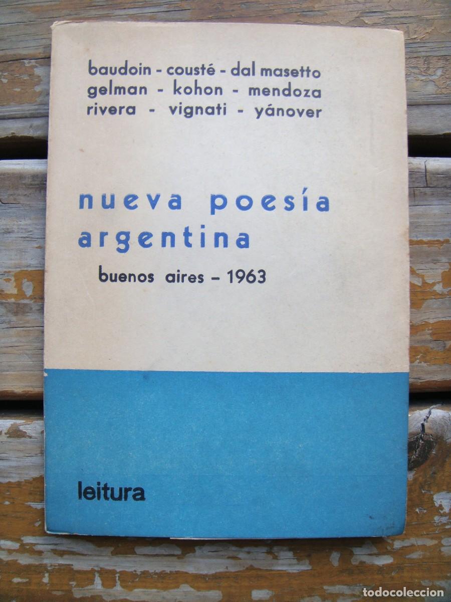 Libros de segunda mano: Baudoin Coust&eacute; Dal Masetto Gelman Kohon Mendoza NUEVA POESIA ARGENTINA Primera edicion