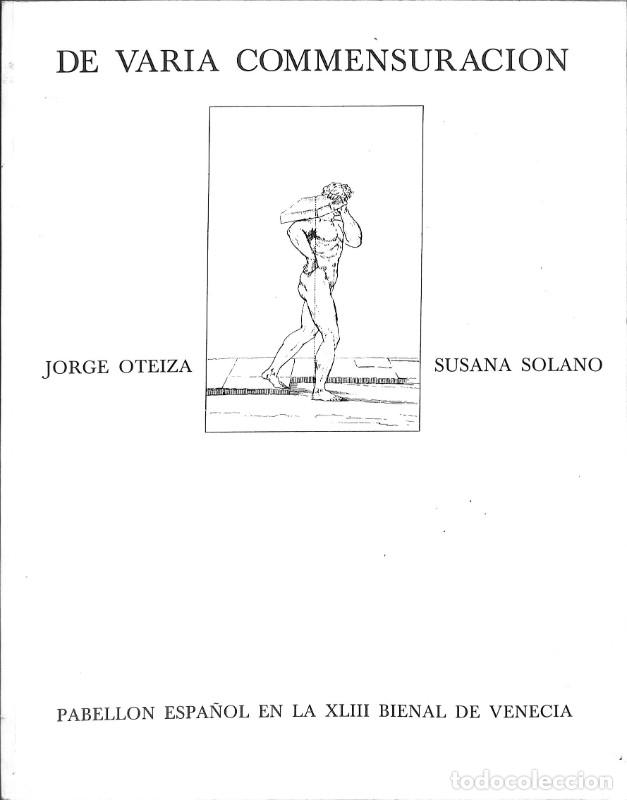 Libros de segunda mano: De varia commensuracion - Jorge Oteiza, Susana Solano - Ministerio de Cultura / Asuntos Exteriores