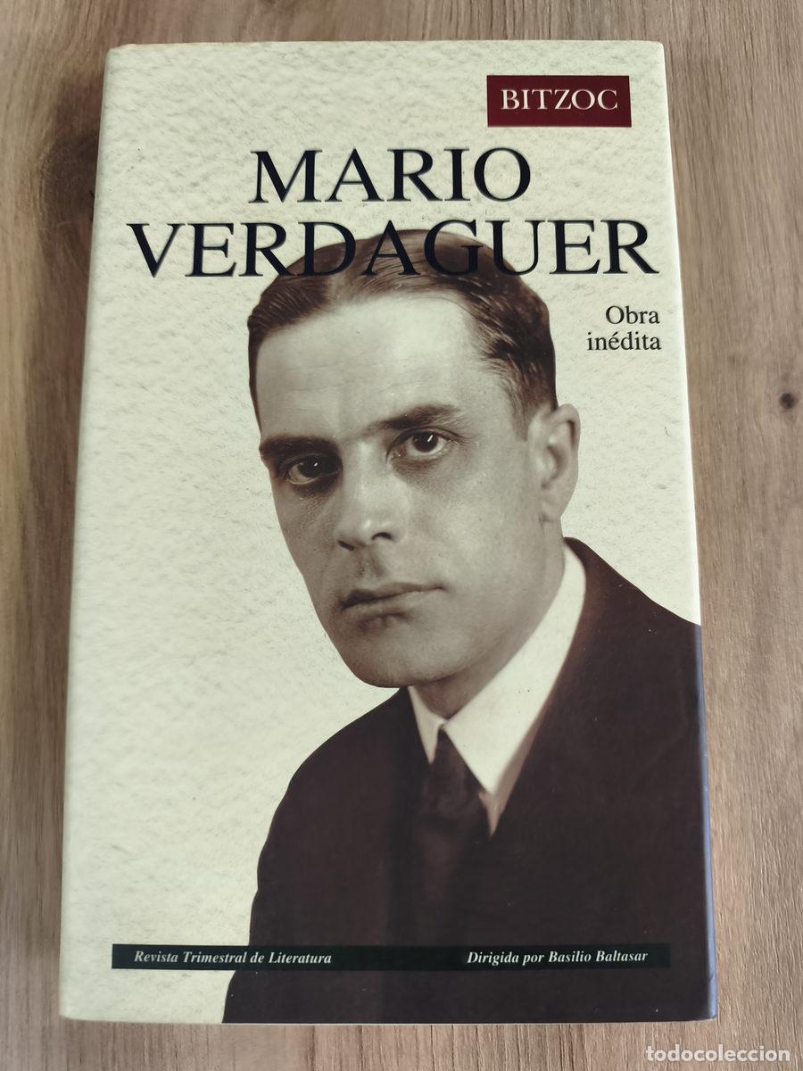 Libros de segunda mano: Mario Verdaguer Obra in&eacute;dita BITZOC