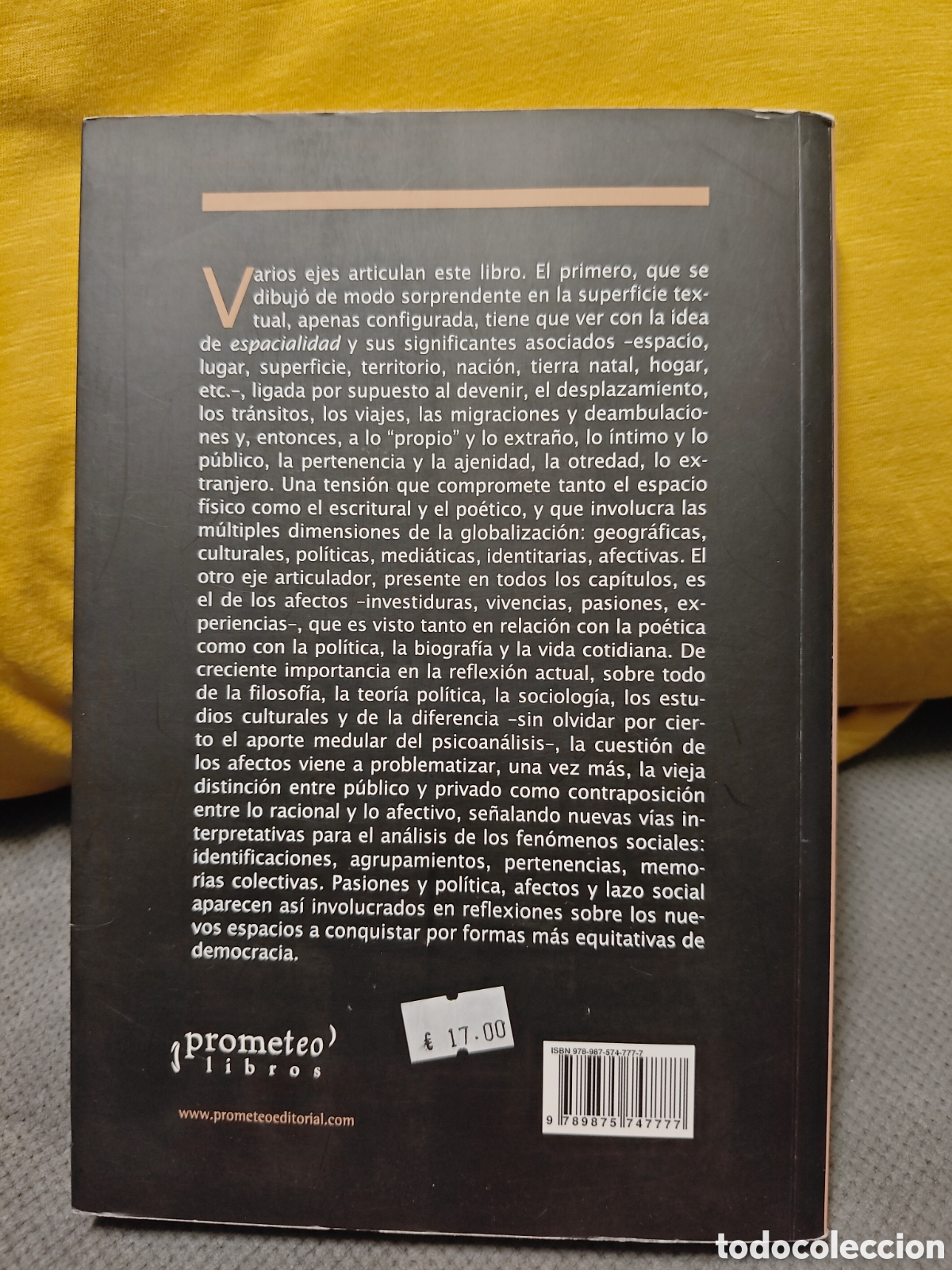 Libros de segunda mano: Pensar este tiempo, Leonor Arfuch - Foto 2