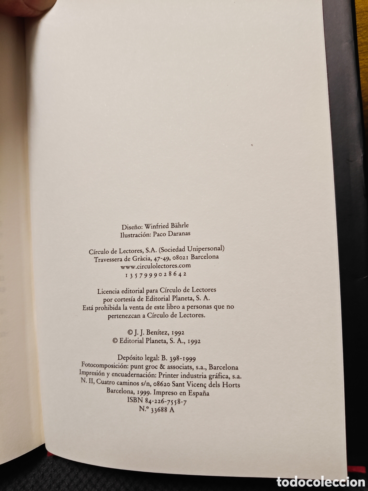 Libros de segunda mano: El Papa Rojo, J.J.Benitez - Foto 3
